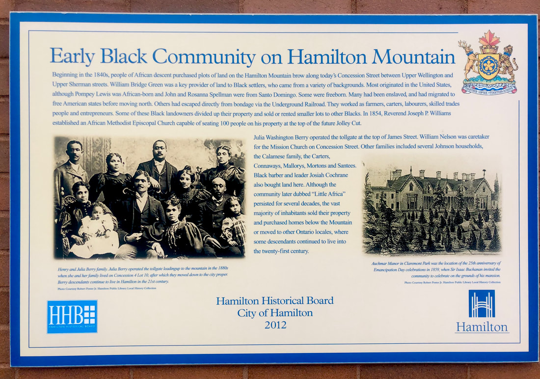 Black History  City of Hamilton